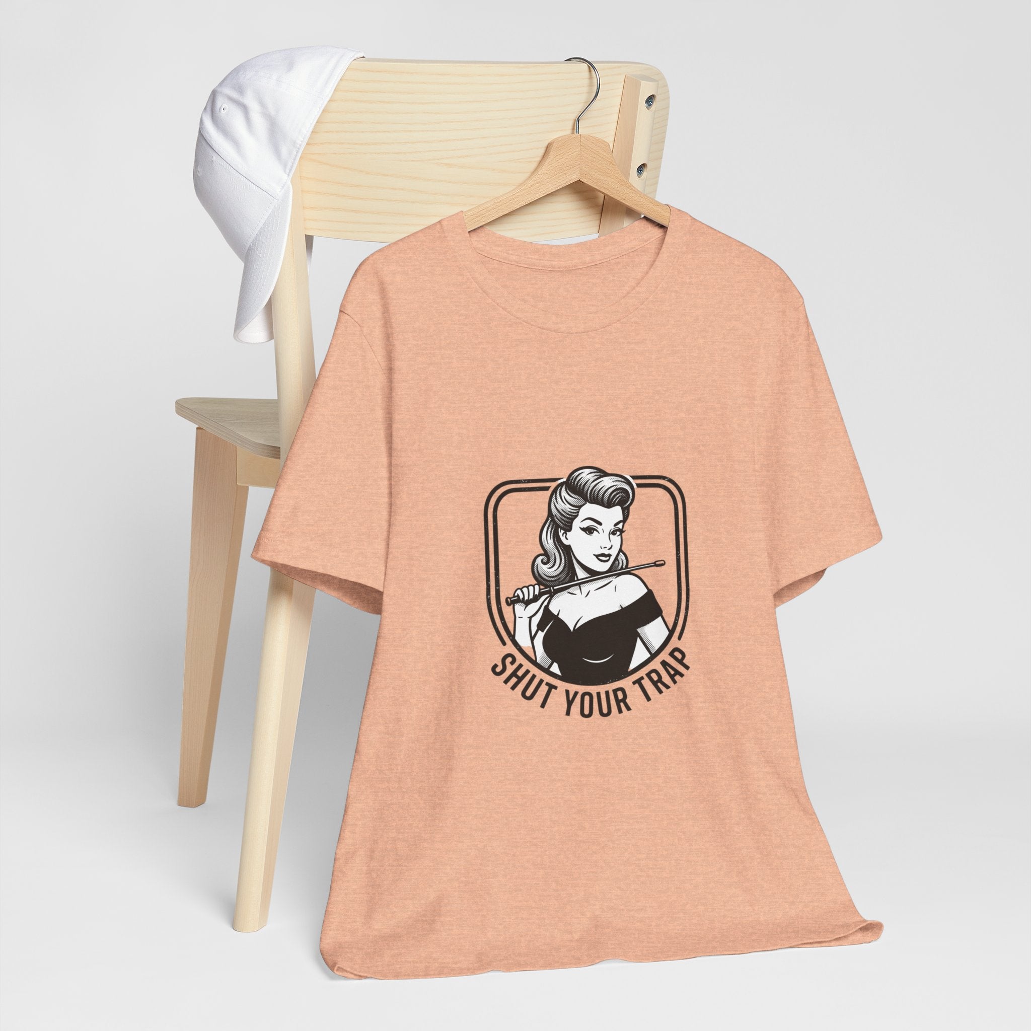 v2 Shut Your Trap Vintage Twirling Tee - For Twirlers & Coaches