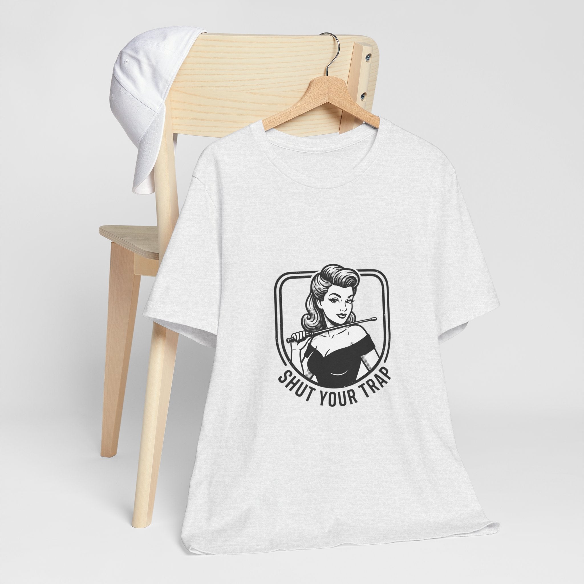 v2 Shut Your Trap Vintage Twirling Tee - For Twirlers & Coaches
