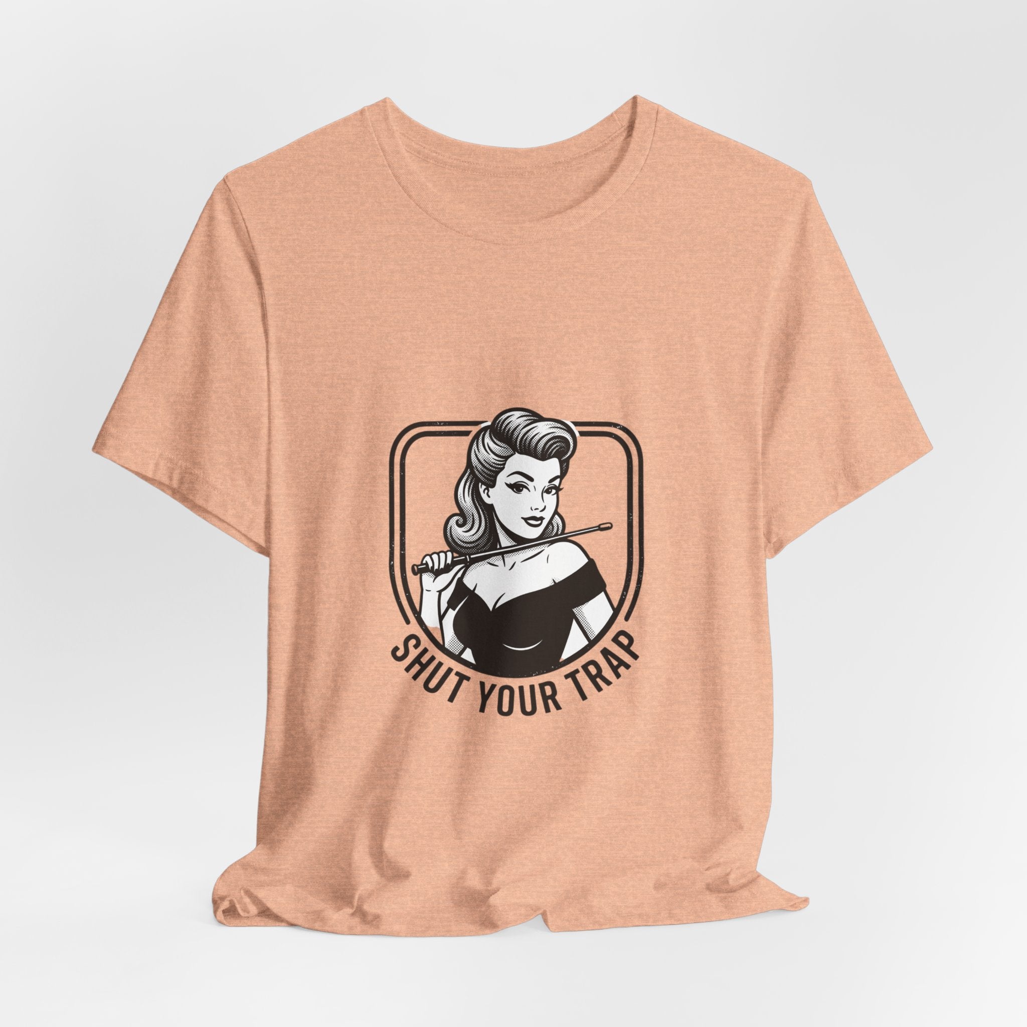 v2 Shut Your Trap Vintage Twirling Tee - For Twirlers & Coaches