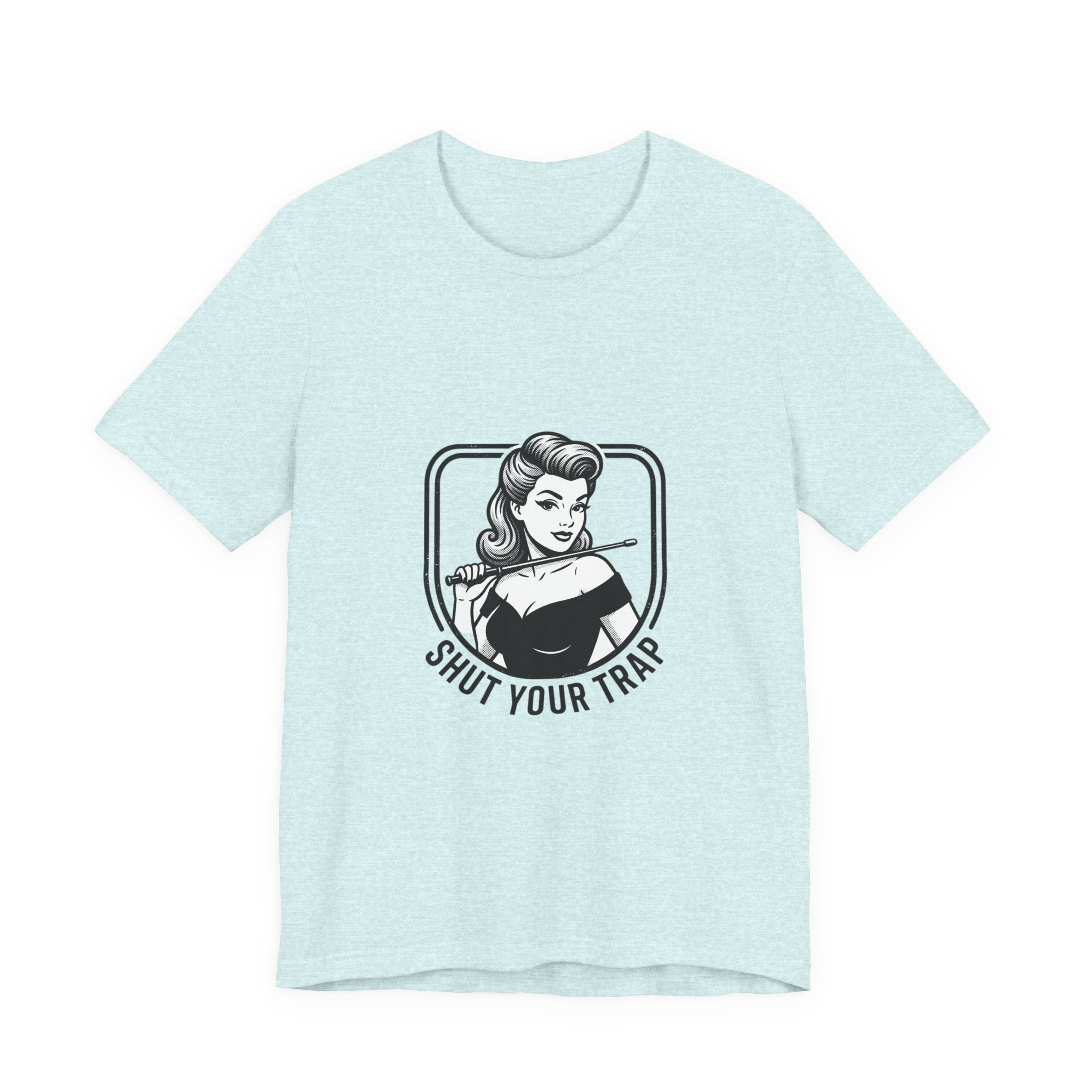 v2 Shut Your Trap Vintage Twirling Tee - For Twirlers & Coaches