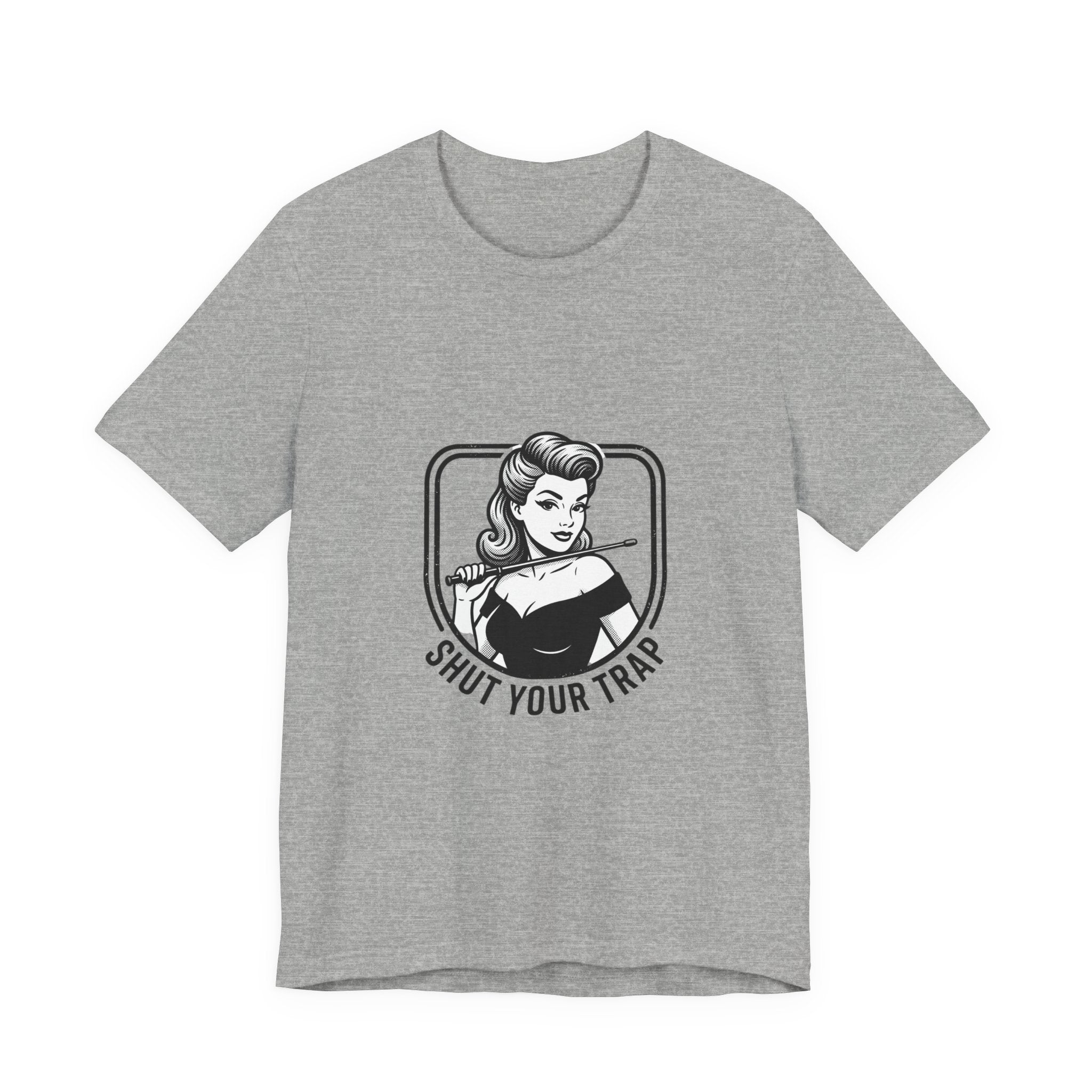 v2 Shut Your Trap Vintage Twirling Tee - For Twirlers & Coaches