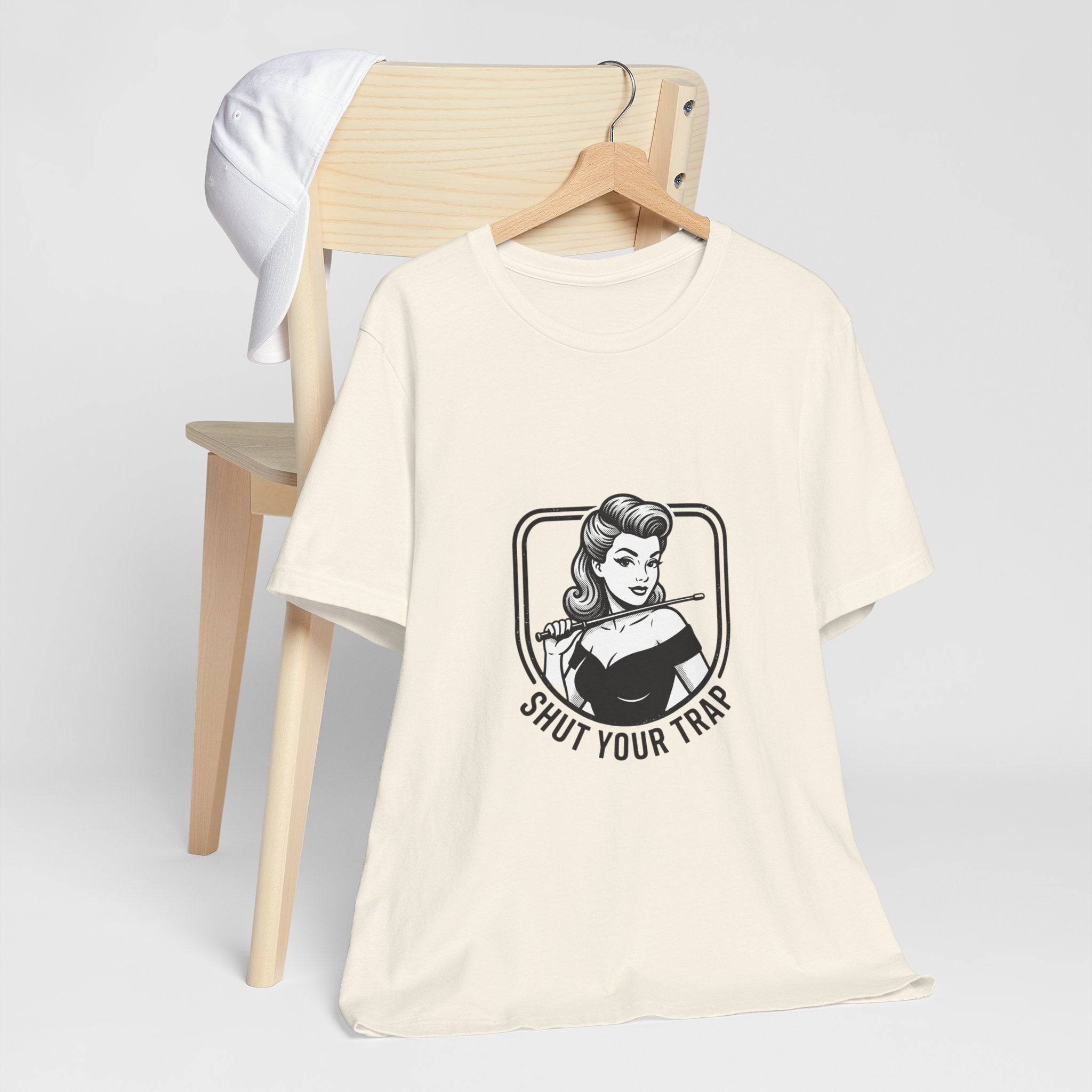 v2 Shut Your Trap Vintage Twirling Tee - For Twirlers & Coaches
