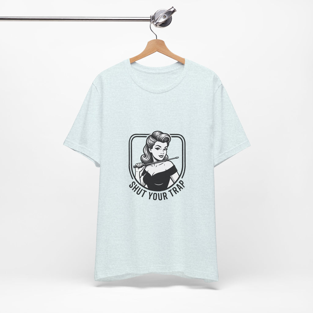 v2 Shut Your Trap Vintage Twirling Tee - For Twirlers & Coaches