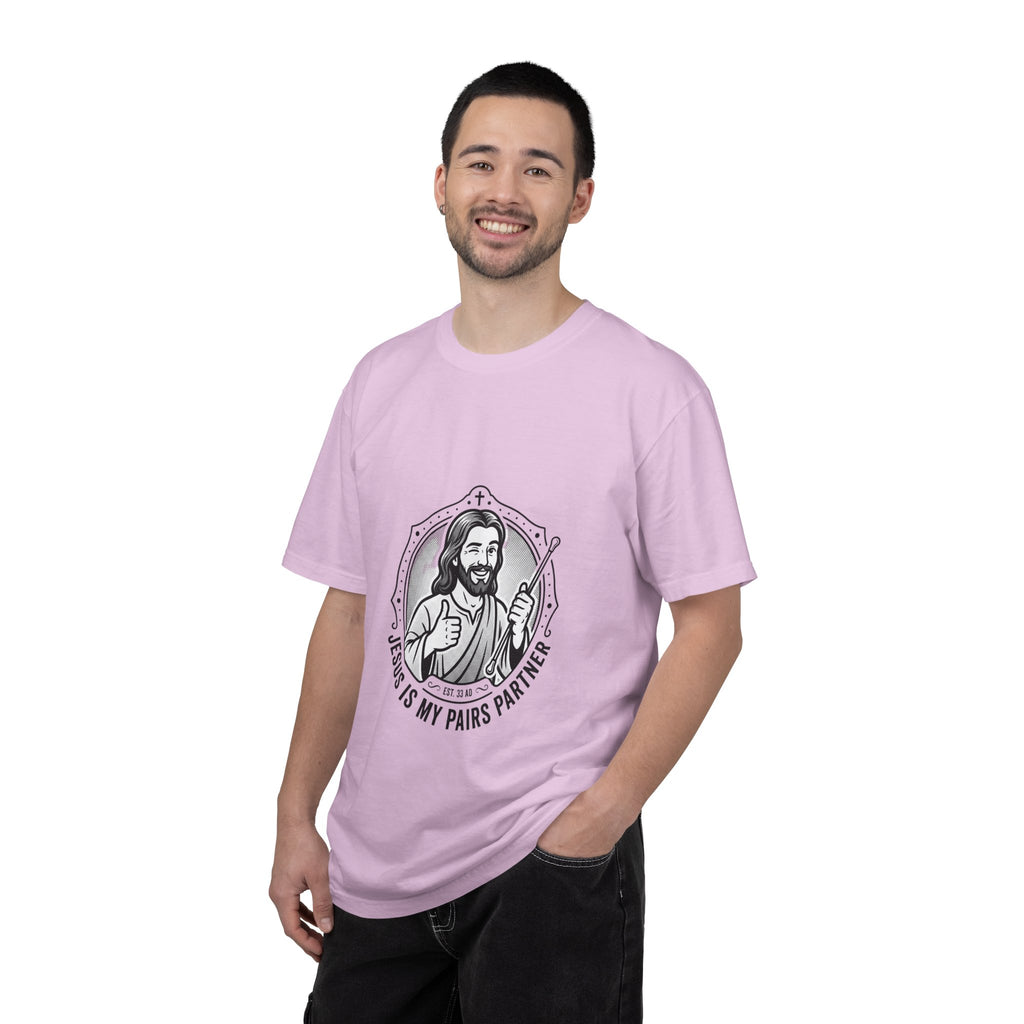 Jesus Is My Pairs Partner T-Shirt — Baton Twirling Tee for Twirlers
