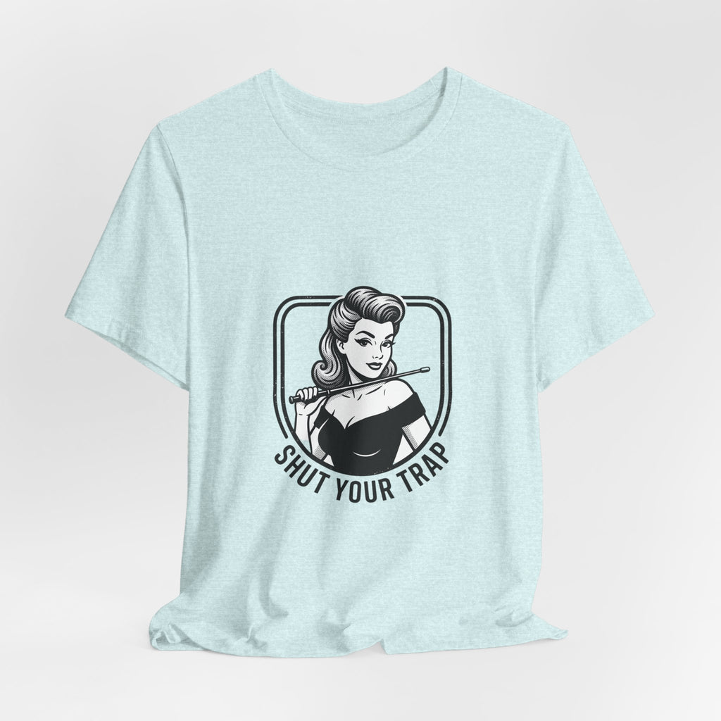 v2 Shut Your Trap Vintage Twirling Tee - For Twirlers & Coaches