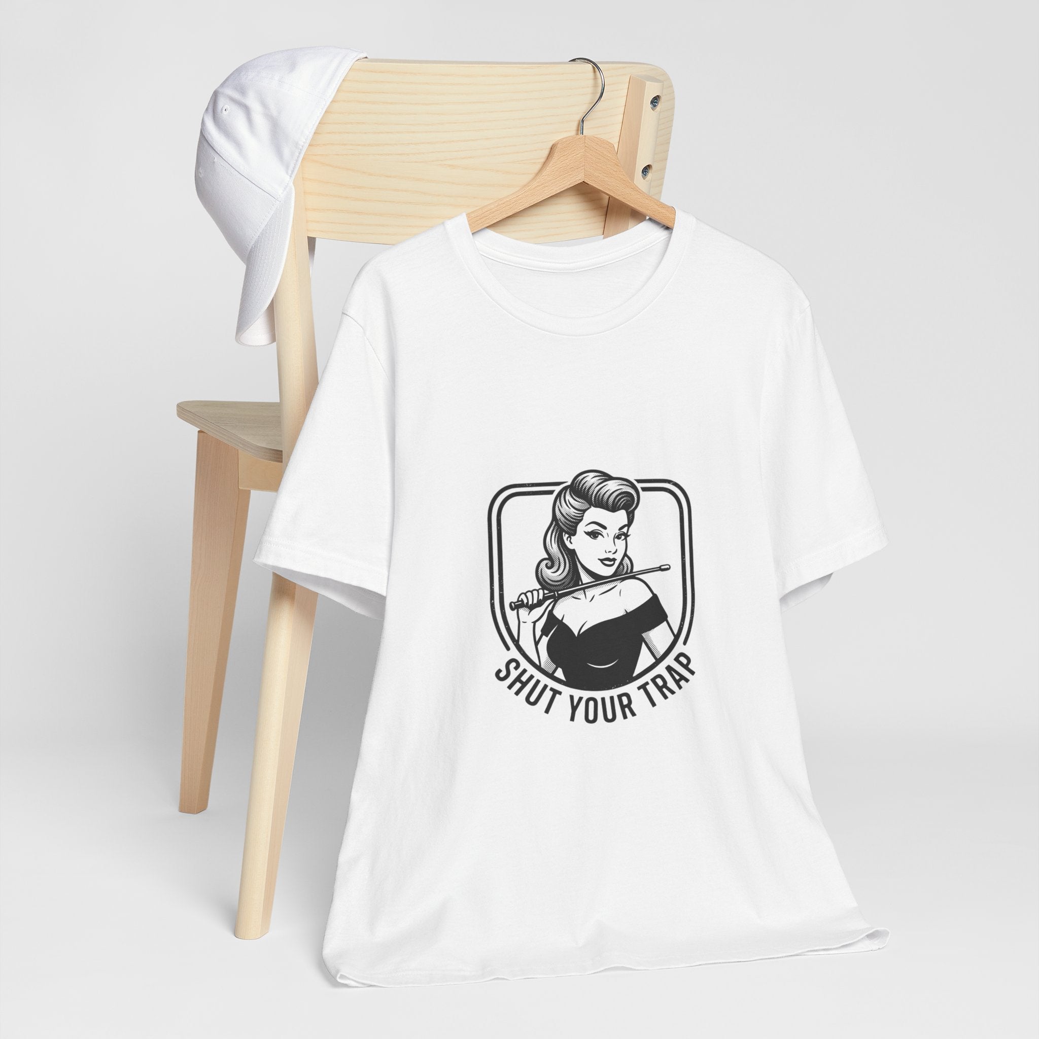 v2 Shut Your Trap Vintage Twirling Tee - For Twirlers & Coaches