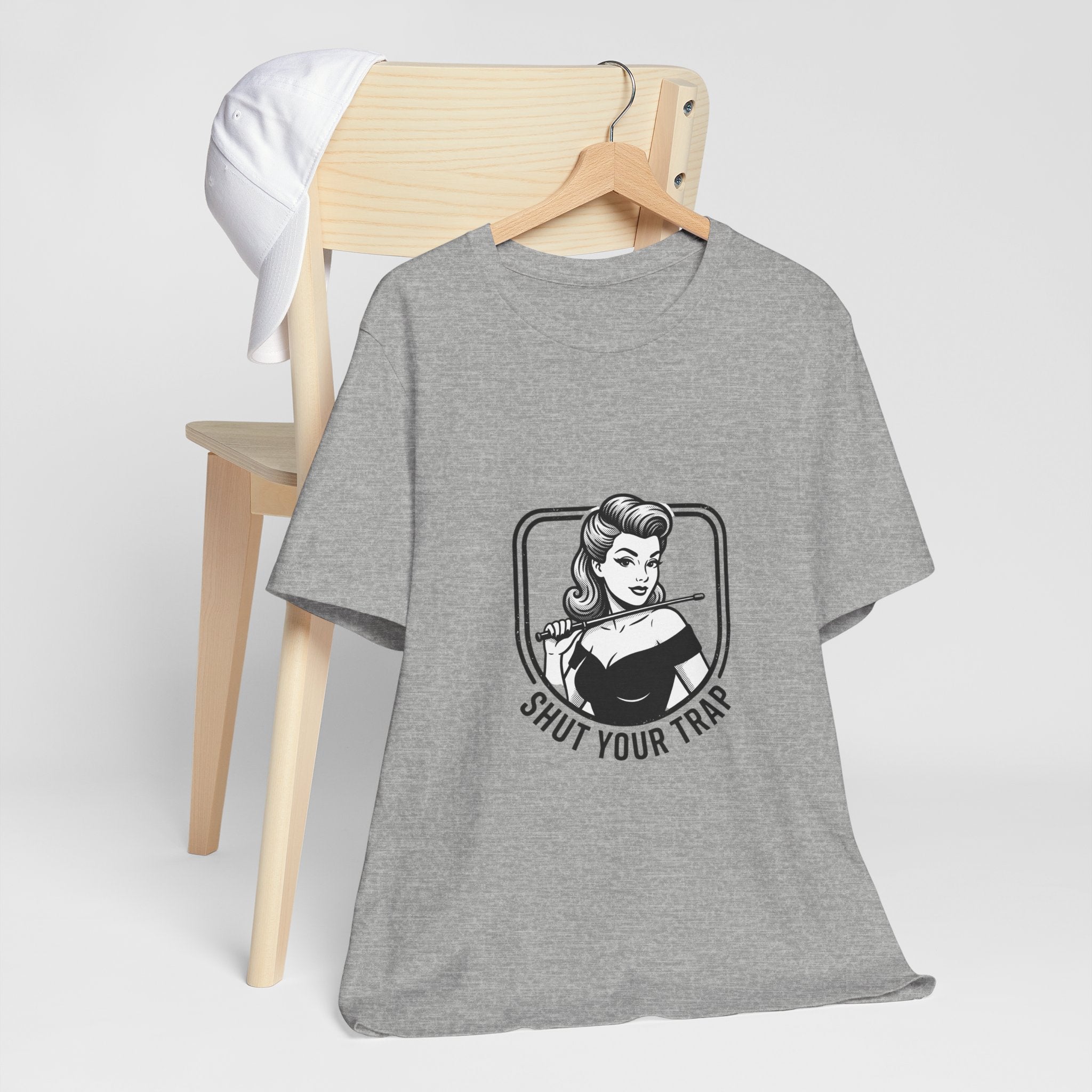 v2 Shut Your Trap Vintage Twirling Tee - For Twirlers & Coaches