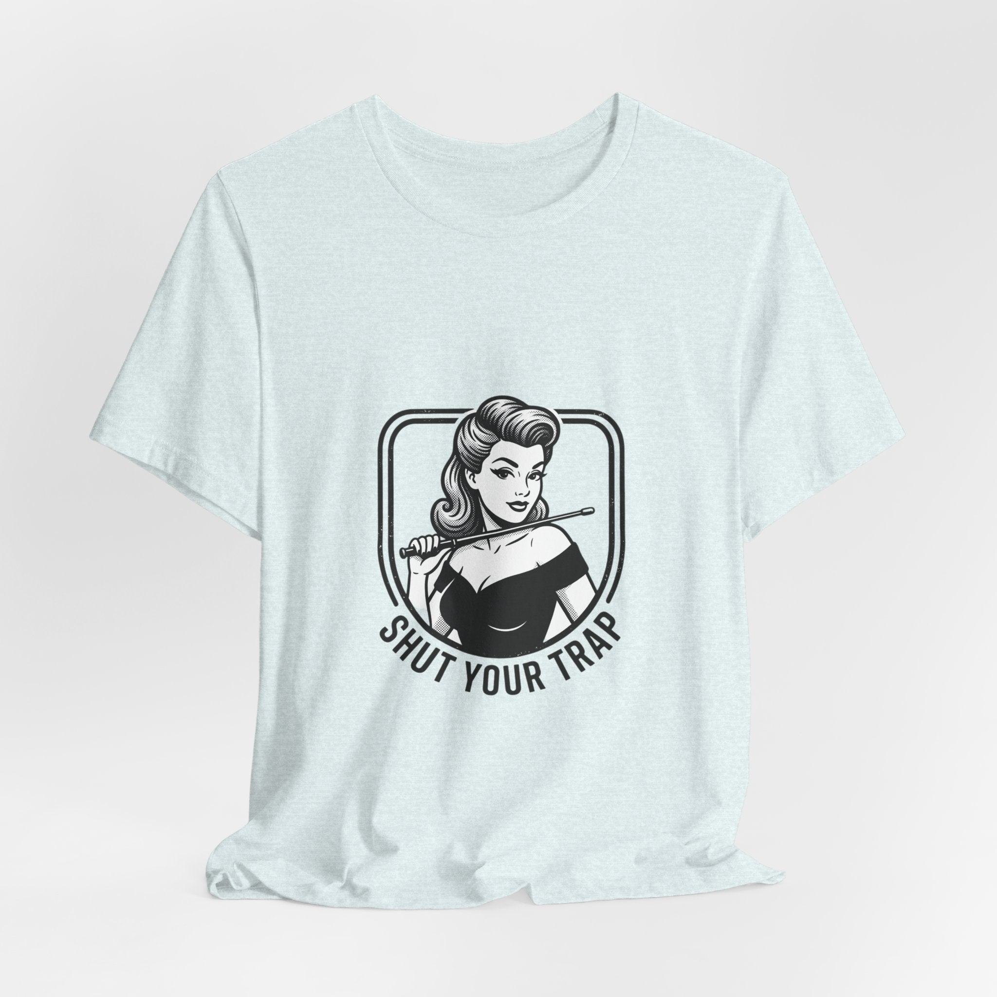 v2 Shut Your Trap Vintage Twirling Tee - For Twirlers & Coaches