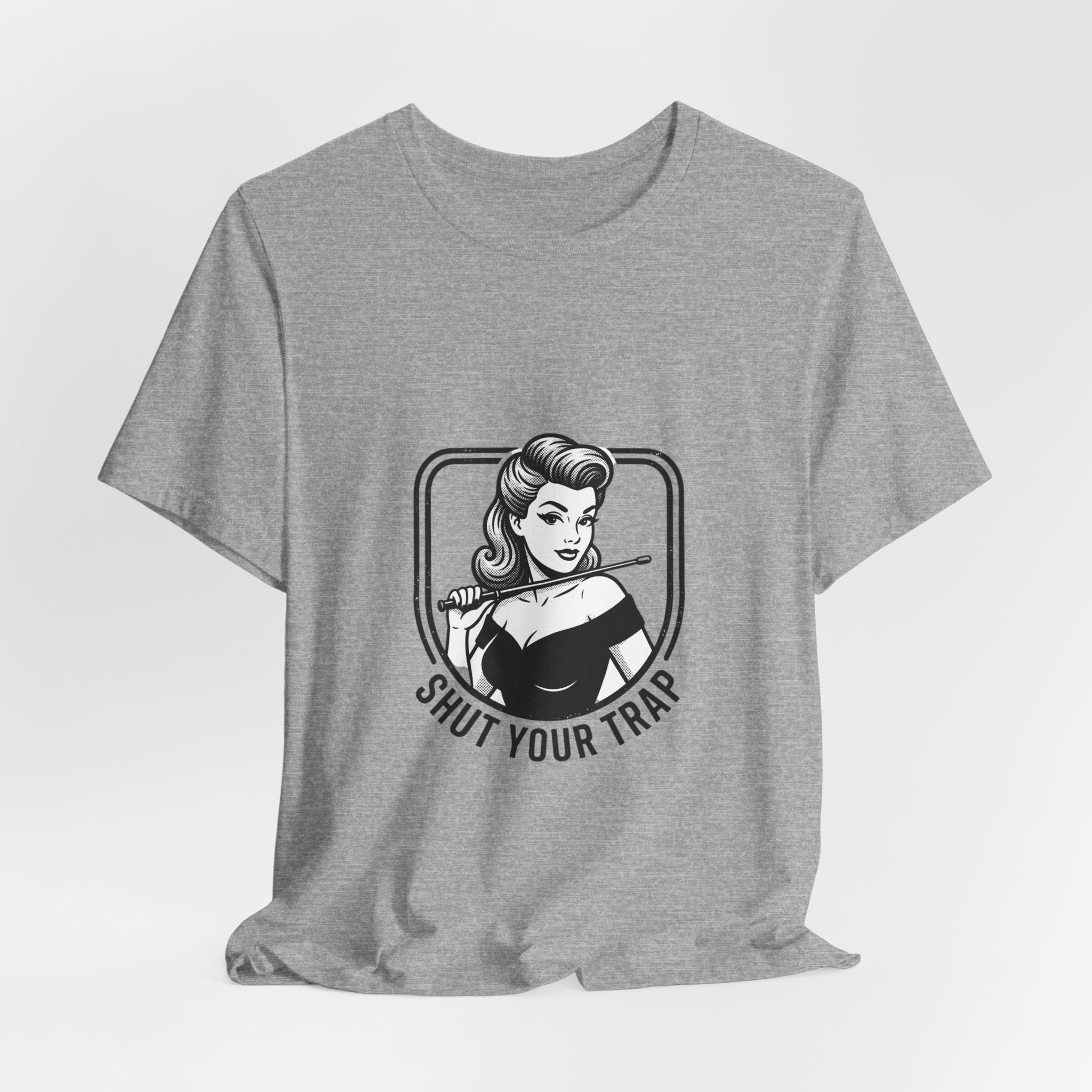 v2 Shut Your Trap Vintage Twirling Tee - For Twirlers & Coaches