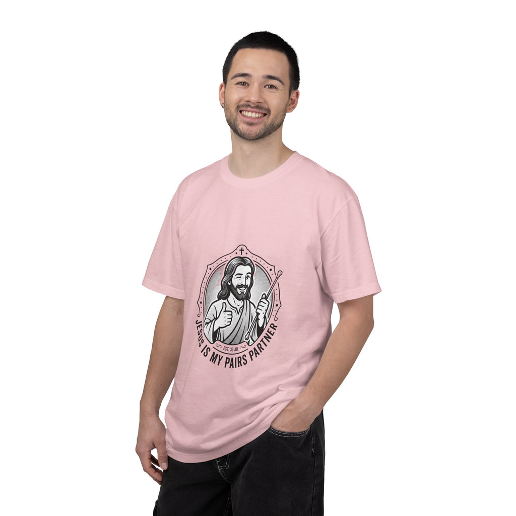 Jesus Is My Pairs Partner T-Shirt — Baton Twirling Tee for Twirlers