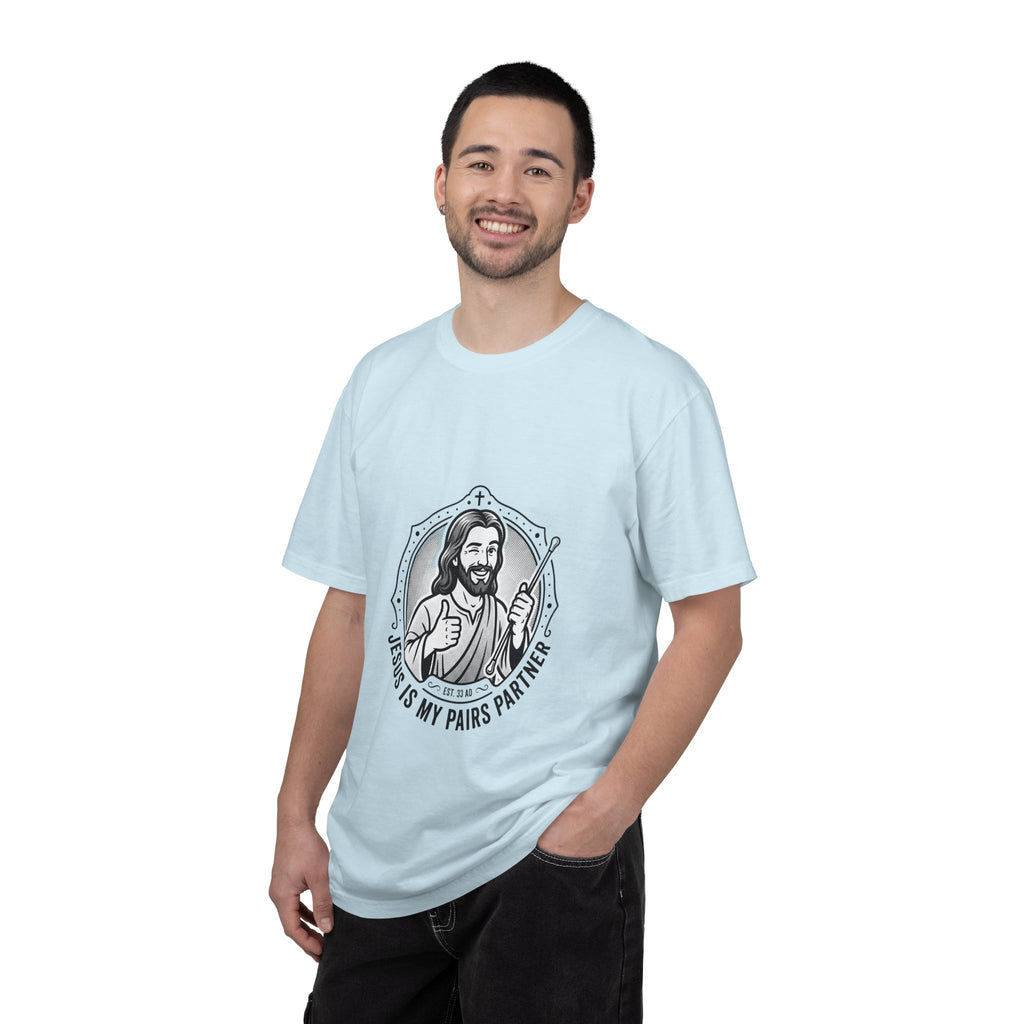 Jesus Is My Pairs Partner T-Shirt — Baton Twirling Tee for Twirlers