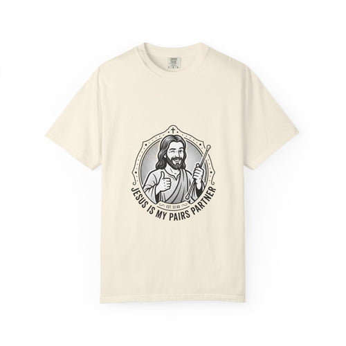 Jesus Is My Pairs Partner T-Shirt — Baton Twirling Tee for Twirlers