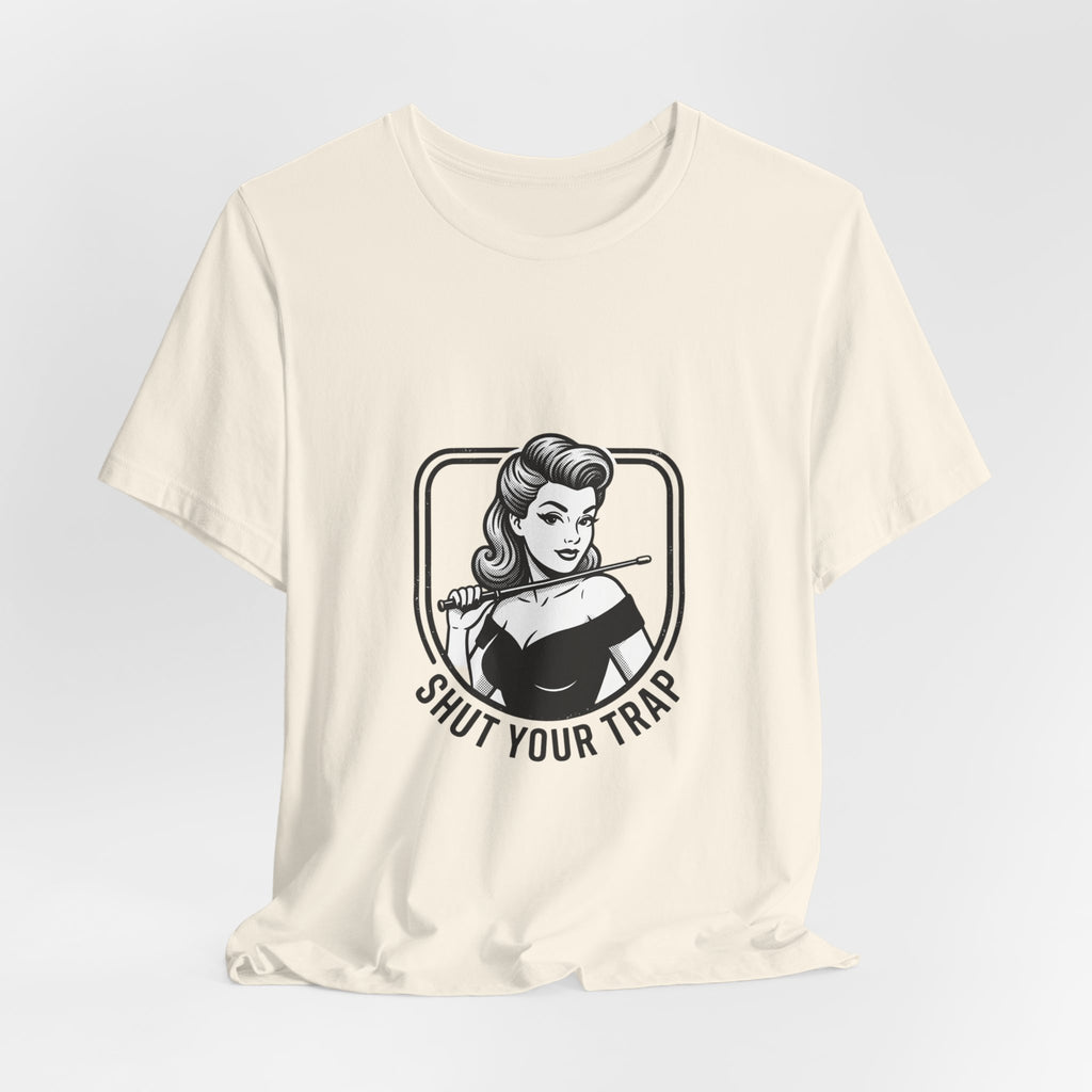 v2 Shut Your Trap Vintage Twirling Tee - For Twirlers & Coaches