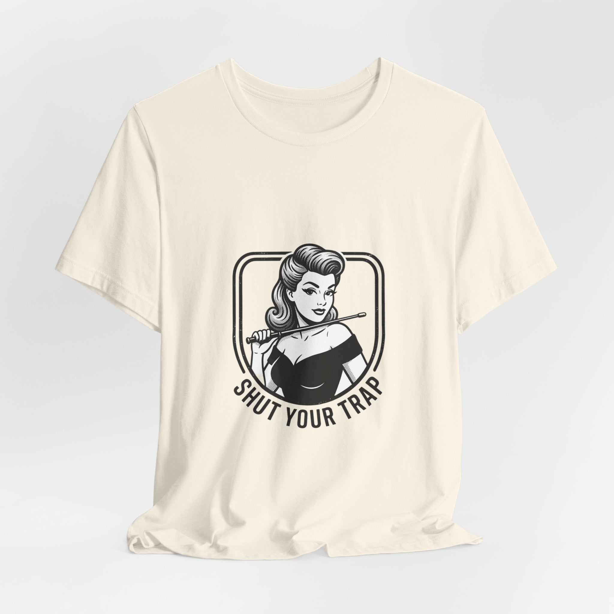 v2 Shut Your Trap Vintage Twirling Tee - For Twirlers & Coaches